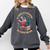 In A World Of Bookworms Be A Book Dragon Comfort Colors Sweatshirt Pepper