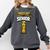 Wrestling Senior Night Senior 2026 Faith Cross Graduation Comfort Colors Sweatshirt Pepper