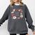 Xmas Tis The Season To Be Reading Books Pajamas Comfort Colors Sweatshirt Pepper