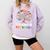 100 Days In The Books Reading Teachers Librarians School Comfort Colors Sweatshirt Crimson