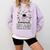 100 Days Smarter Astronaut Book 100th Day Girls Kids Women Comfort Colors Sweatshirt Crimson