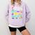 1980s 80's Baby 1990s 90's Made Me Birthday Nostalgia Vibes Comfort Colors Sweatshirt Crimson