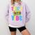 2000's Vibe Hip Hop Costume Early 2000s Party Nostalgia Comfort Colors Sweatshirt Crimson
