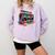 80s 90s Hip Hop Nostalgia Retro Boombox Music Lovers Comfort Colors Sweatshirt Crimson