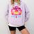 80s Fashion Girls Just Wanna Have Fun 1980s Nostalgia Comfort Colors Sweatshirt Crimson