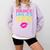 80s Outfit Women Nostalgia Eighties Party Comfort Colors Sweatshirt Crimson