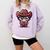 Adorable Book Lover Cowboy With Reading Glasses Cute Comfort Colors Sweatshirt Crimson
