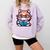 Adorable Book Lover Maine Coon Cat With Reading Glasses Cute Comfort Colors Sweatshirt Crimson