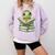 Adorable Turtle Reading Books Comfort Colors Sweatshirt Crimson