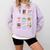 Ally Anti Trump Liberal BLM Love Is Love Banned Books Icons Comfort Colors Sweatshirt Crimson