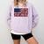 America US Flag Books Library Reading For Book Lover Reader Comfort Colors Sweatshirt Crimson