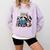 Animals Raccoon Reading Book Librarian Across America Kids Comfort Colors Sweatshirt Crimson