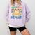 Animals Read Reading Book Library First Day Of School Kids Comfort Colors Sweatshirt Crimson