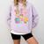 Apple Disco Pencil Books Bow Teacher Student Back To School Comfort Colors Sweatshirt Crimson Apple Disco Pencil Books Bow Teacher Student Back To School Comfort Colors Sweatshirt Crimson