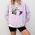 Asexual Book Lover LGBT Reading Pride Ace Flag Daisy Comfort Colors Sweatshirt Crimson