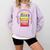 Audiobooks Are Books Too – Bookworm Nerd Reading Geek Comfort Colors Sweatshirt Crimson