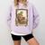 The Aunt Tarot Card Women Skeleton Aunty Book Lover Comfort Colors Sweatshirt Crimson