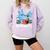 Axolotl Read Book Kawaii Reading Books For Men Women Comfort Colors Sweatshirt Crimson