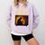 Bigfoot Saturday Morning Nostalgia Comfort Colors Sweatshirt Crimson