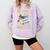 Book Adventure Library Student Teacher Book Comfort Colors Sweatshirt Crimson