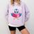 This Is My Book Character Costume Cute Pigeon Kids Reading Comfort Colors Sweatshirt Crimson