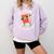 This Is My Book Character Costume- Dabbing Book Kids Comfort Colors Sweatshirt Crimson