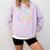 This Is My Book Character Costume Book Lover Groovy Comfort Colors Sweatshirt Crimson