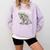 Book Dinosaur Bookworm T-Rex Dino Reading Books Book Comfort Colors Sweatshirt Crimson