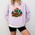 Book Dragon Christmas Reading For Fantasy Lovers Comfort Colors Sweatshirt Crimson
