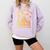Book Dragon Not Book Worm Premium Comfort Colors Sweatshirt Crimson