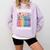 Book Flower Radicalized By Basic Decency Feminist Leftist Comfort Colors Sweatshirt Crimson