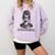 Book Lover Bent Over a Book Comfort Colors Sweatshirt Crimson