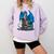 Book Lover Bookworm Reading Books Dragon Premium Tri-Blend Comfort Colors Sweatshirt Crimson