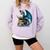 Book Lover Bookworm Reading Books Dragon Sci-Fi Character Comfort Colors Sweatshirt Crimson