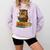 Book Lover Owl Reading Bookish Library Read Books Be Kind Comfort Colors Sweatshirt Crimson