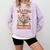 Book Lover Reading Bookish Floral Reading Powers Imagination Comfort Colors Sweatshirt Crimson