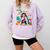 Book Lover Woman Woman Book Hangover Comfort Colors Sweatshirt Crimson