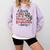 Book Lovers a Book a Day Keeps The Mental Breakdown Away Comfort Colors Sweatshirt Crimson