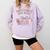 Book Lover's Pretty Girl's Read Books Comfort Colors Sweatshirt Crimson