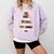 Book Merry Little Christmas Tree Holiday Comfort Colors Sweatshirt Crimson