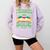 Book And Pajama Pajamas On Book Open Comfort Colors Sweatshirt Crimson Book And Pajama Pajamas On Book Open Comfort Colors Sweatshirt Crimson