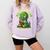Book A Saurus Bookasaurus Dinosaur Book Girls Boys Toddler Comfort Colors Sweatshirt Crimson