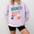 Booked And Busy Cool Coffee Reading Relaxing Books Comfort Colors Sweatshirt Crimson