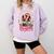 All Booked For Christmas Dragon Comfort Colors Sweatshirt Crimson
