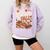 All Booked For Fall Pumpkin Books Thanksgiving Autumn Leaves Comfort Colors Sweatshirt Crimson