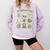 ALL Booked For St Patricks Day Bookish Leprechaun Bookworm Comfort Colors Sweatshirt Crimson