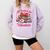 All Booked For Valentines Book Lover Teachers Comfort Colors Sweatshirt Crimson