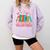 All Booked For Valentines Book Lover Valentine's Day Comfort Colors Sweatshirt Crimson