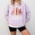 All Booked For Valentines Book Lovers Hearts Comfort Colors Sweatshirt Crimson