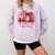 All Booked For Valentines Coquette Bow Book Lover Bookworm Comfort Colors Sweatshirt Crimson